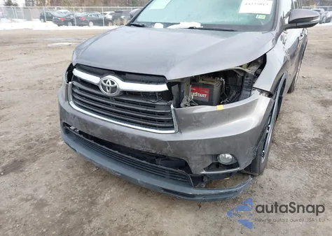 2016 Toyota Highlander Limited V6 z USA, uszkodzony, nr VIN 5TDDKRFH6GS335879